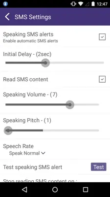 Caller Name Talker Free android App screenshot 2